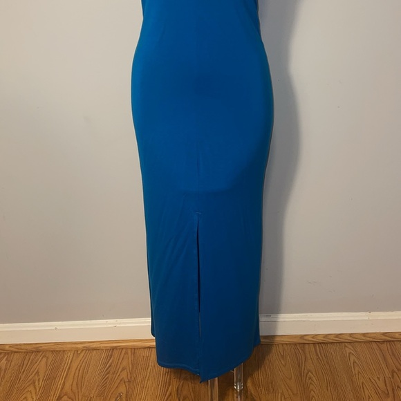 Reformation ladies turquoise Stetson Knit Dress. Medium. - Picture 4 of 9